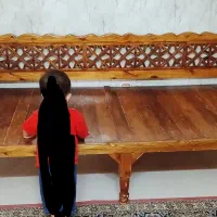 تخت کامل چوب