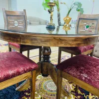 ناهار خوری۴ نفره چوب راش مناسب جهیزیه نونو|میز و صندلی غذاخوری|کرج, فاز ۴ مهرشهر|دیوار