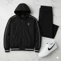 کاپشن مردانه زمستانی سه‌لایه ضدآب کامل/مدل HeatPro