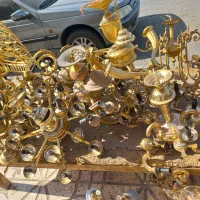 خریدار و فروش انواع لوستر برنجی وبرنز|لوستر و چراغ آویز|کرمانشاه, |دیوار