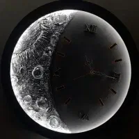 تابلو ماه ساعت دار