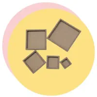 قاب خام ام دی اف قاب عکس بیس خام بیس چوبی