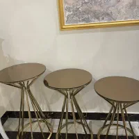 میز عسلی پایه فلزی و میز جلو مبلی