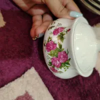 چینی گل سرخی|ظروف سرو و پذیرایی|کرمان, |دیوار