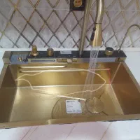 نصب وتعمیر سینک پیانویی گرانیتی هود گاز