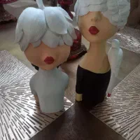 دوعددمجسمه زیبا وپینترسی