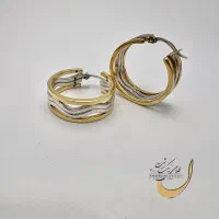 فروش گوشواره کلیپسی طلای ۱۸عیار اجرت ۳٪