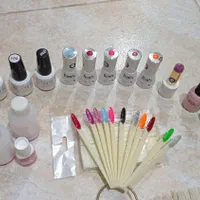 لوازم کاشت ناخن پودر و ژل|آرایشی، بهداشتی، درمانی|رشت, گلباغ نماز|دیوار