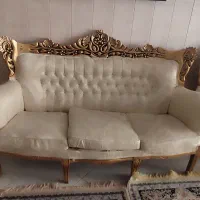 مبل نه نفره کارکرده سالم|مبلمان خانگی و میز عسلی|ابهر, |دیوار