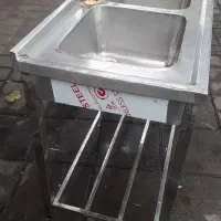 سینک دو لگنه در حد نو