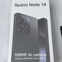 گوشی Redmi Note 14 مشکی ۲۵۶ ۸