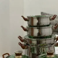 سرویس قابلمه استیل ترک|ظروف پختوپز|ماکو, |دیوار