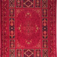 فرش لاکی۱۲۰۰ هریس مهروان جدید ۳۶۰۰ سبز|فرش|صدرا-فارس, فاز ۲|دیوار