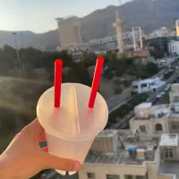 ۱۰۰عدد لیوان دو قلو (2ایکس)همراه با درب و نی|ظروف نگهدارنده، پلاستیکی، یکبارمصرف|تهران, پرواز|دیوار