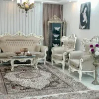 مبل استیل و میز غذاخوری ۶ نفره.سالم و خیلی تمیز|مبلمان خانگی و میز عسلی|کرج, فاز ۱ مهرشهر|دیوار