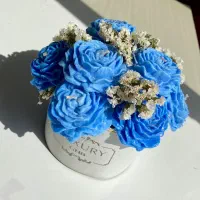 باکس گل شمع هدیه ای خاص
