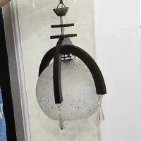 لوستر قطر حباب بیست سانت|لوستر و چراغ آویز|رشت, معلم|دیوار