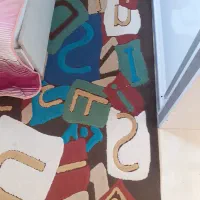 دو عدد فرش ماشینی ۶ متری فانتزی