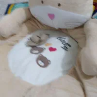 کریر تمیز وسالم و بالشتک خرسی بچه گانه  سالم