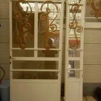 درب آهنی دو لنگه