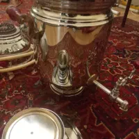 سماور برنز ۲۰ لیتری با قوری چینی