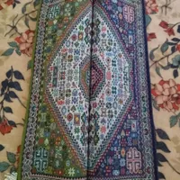 فرش دستباف.‌نخ پشم و ریشه پنبه .|فرش|آباده, |دیوار