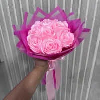 دسته گل روبانی اماده تخفیف روز زن|گل مصنوعی|بندرعباس, |دیوار