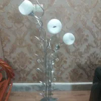 اباژور ایستاده استیل  پنج شاخه|چراغ خواب و آباژور|قوچان, |دیوار