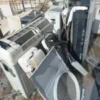 لوازم استوک انواع کولر گازی|کولر گازی و فنکوئل|هشتگرد, هشتگرد قدیم|دیوار