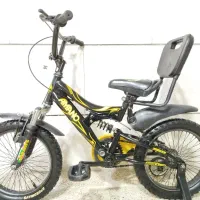 ۲عدد دوچرخه سایز۱۶ دیسکی کاملا سالم برنداصل درحدنو