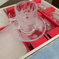 استکان چای خوری کریستال و روبی موگ ژاپن