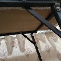 تخت پایه تاشو فلزی سالن و درمانی|تخت و سرویس خواب|کرج, حصارک بالا|دیوار