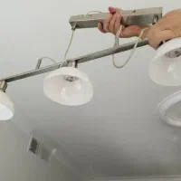 لوستر سه شعله در حد نو|لوستر و چراغ آویز|تهران, شهرک شهید باقری|دیوار