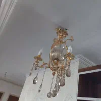 سه عدد لوستر برنز ، یک عدد ۱۵ شاخه دو عدد ۳ شاخه|لوستر و چراغ آویز|تبریز, |دیوار