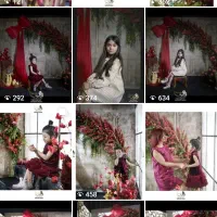 اتلیه بهرخ عکاسی با تم یلدا و کریسمس