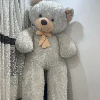 عروسک خرس سفید در حد نو