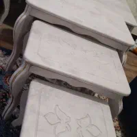 میز عسلی طوسی درحد نو