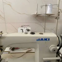 چرخ خیاطی راسته دوز جکی به همراه سردوز سه نخ
