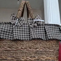 زنبیل مسافرتی سبد حصیری