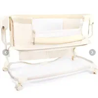 تخت برقی نوزاد برند hipp ترکیه رنگ کرم|تخت و صندلی بچه|لاهیجان, کوی خزر|دیوار