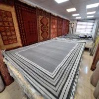 گلیم ۹ متری طرح چهارخونه ستاره نگارین۱ کد 0393|گلیم، جاجیم، گبه|مشهد, امیر|دیوار