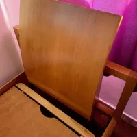 تخت تمام چوب یک نفره بهکار چوب|تخت و سرویس خواب|رشت, گلسار|دیوار
