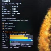 کارت گرافیک RX 6600 XT QICK 8Gb درحد نو|قطعات و لوازم جانبی رایانه|مشهد, عامل|دیوار