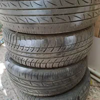 چهار حلقه لاستیک ۷۵درصد ایران تایر ۱۷۵ پرایدی
