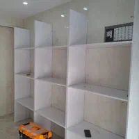 ورق mdf نوین چوب مدل سفید صابونی