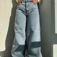 شلوار جین بگ روشن