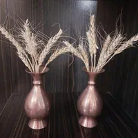 یک جفت گلدان مسی|صنایع دستی و سایر لوازم تزئینی|مشهد, حسابی جنوبی (شهرک غرب)|دیوار