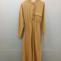 پیراهن کتان بلند