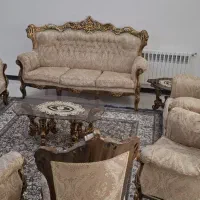 یک دست ست سلطنتی ۹نفره|مبلمان خانگی و میز عسلی|بابل, |دیوار