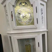 آینه کنسول سلطنتی نقره ای مشکی وساعت درحدنو|بوفه، ویترین، کنسول|تهران, نیروی هوایی (پیروزی)|دیوار